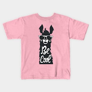 Llama Be Cool Design Kids T-Shirt